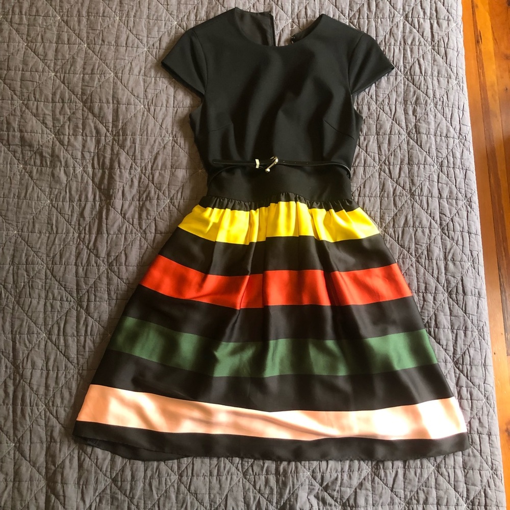 Ted Baker Aneli Cruise Stripe Dress sz. 6 (Ted Baker 2)